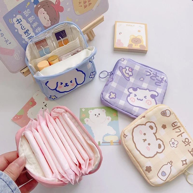 Tech Accessories Kit - Koreanische Nette Bär Große Kapazität Sanitär