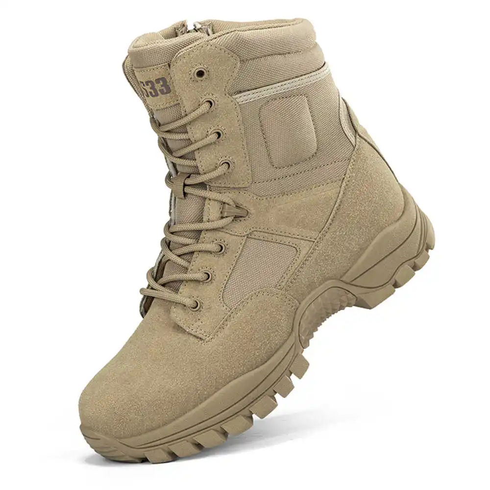 Tech Accessories For College - Rutschfeste Wanderstiefel aus echtem Leder, Designer-Schuhe