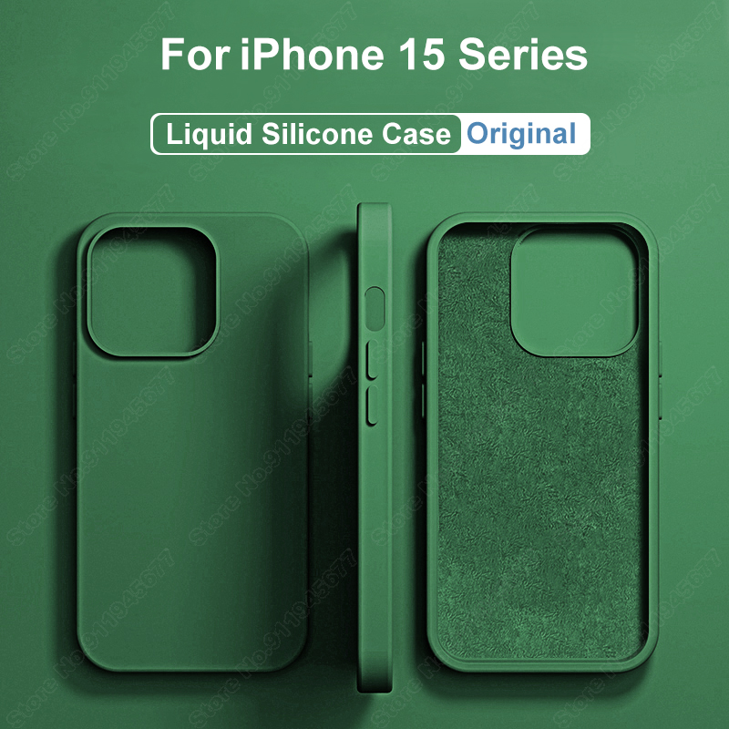 Tech Accessories Iphone - Original Flüssigsilikon-Hüllen für iPhone 15 14