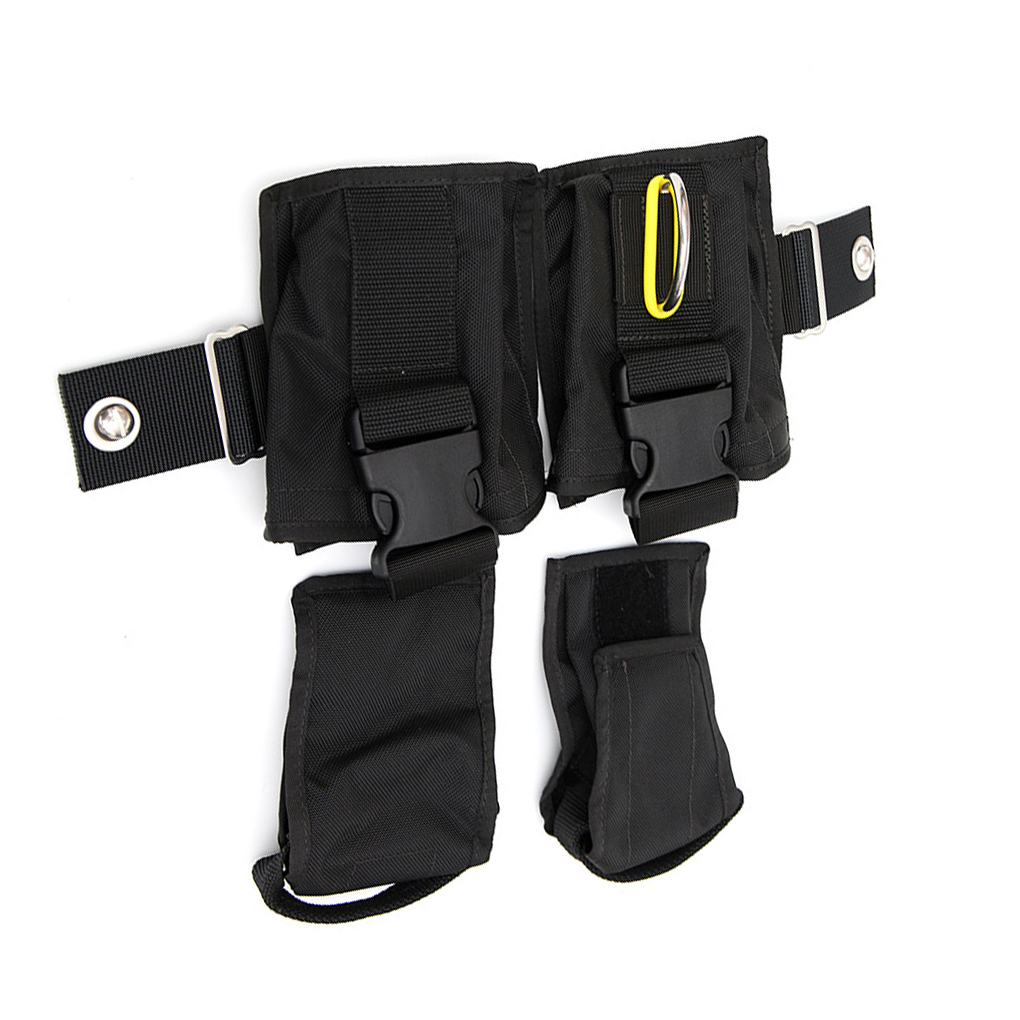 Tech Accessories Store - Verstellbares professionelles Unterwasserzubehör, 8 Pfund, Tauchgewichtstaschen,