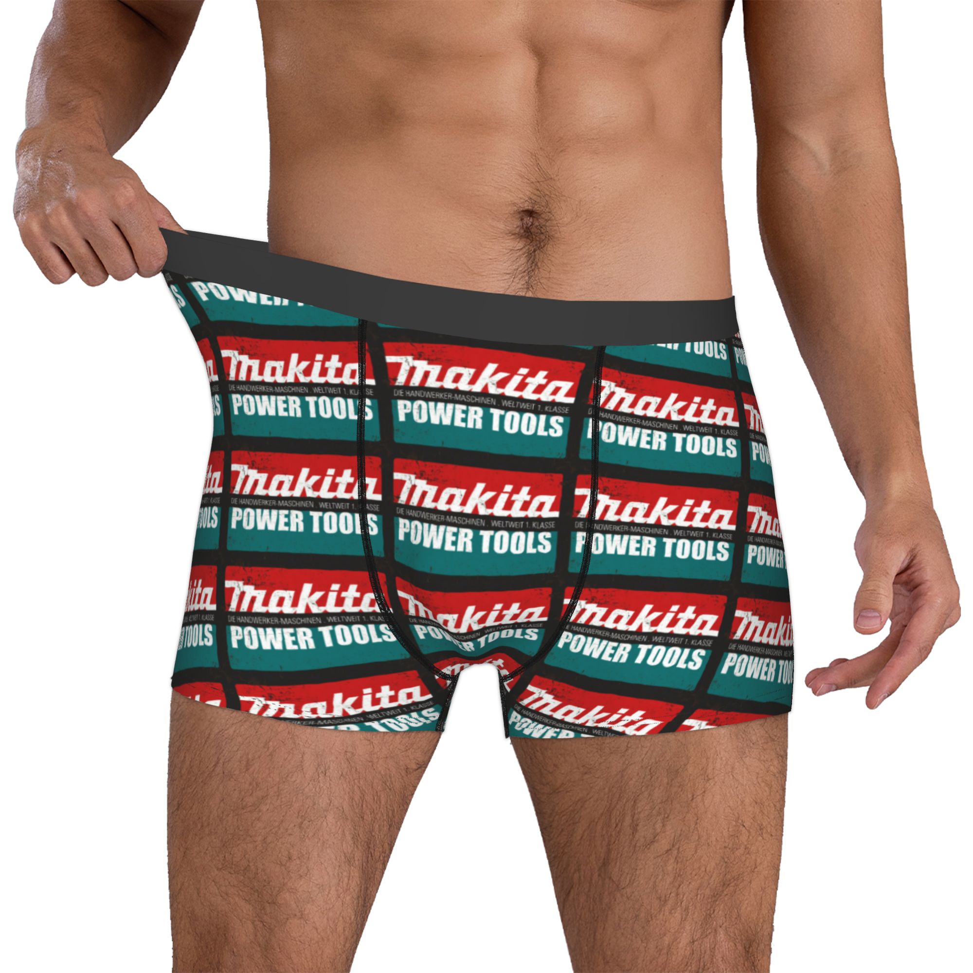 Unique Tech Accessories - Herren-Unterwäsche mit Vintage-Motiv von Makita Power