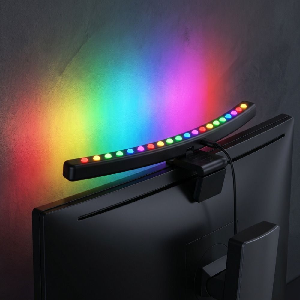 Monitor Light Bar - RGB Atmosphären-Monitorlichtleiste mit Touch-Steuerung und Dimmfunktion,