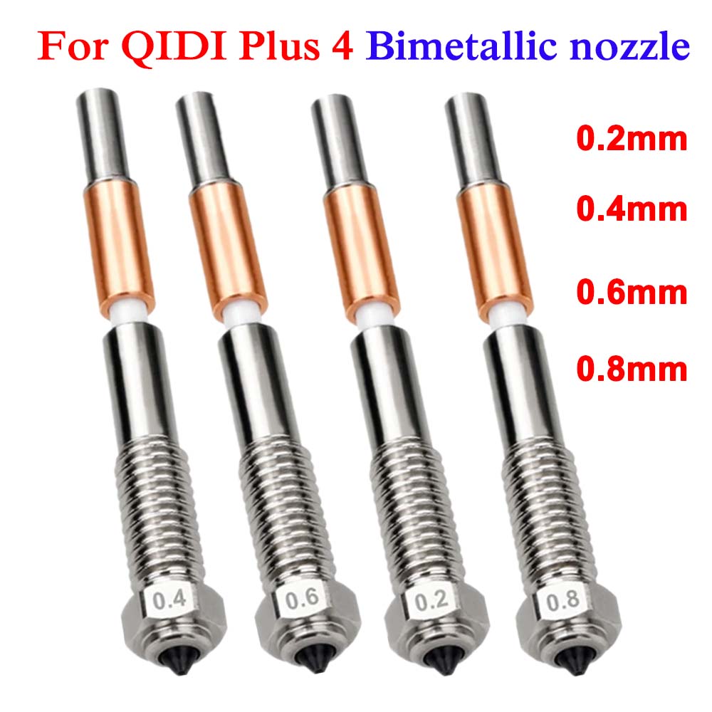 Tech Accessories Store - Für QIDI Plus 4 Bimetall-Düse 0,2mm