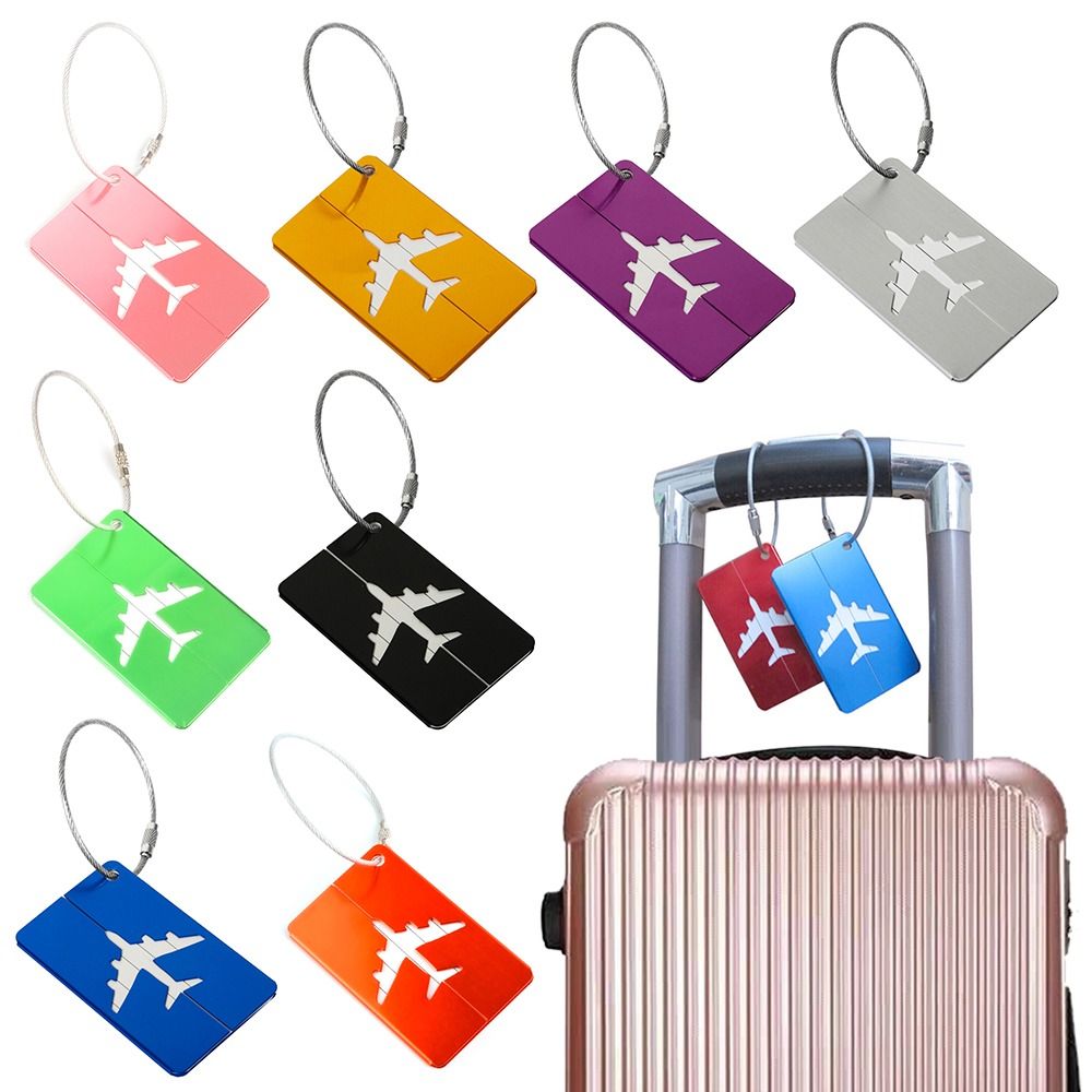 Tech Accessories Travel - Aluminium Reisegepäck anhänger wieder verwendbare Koffer