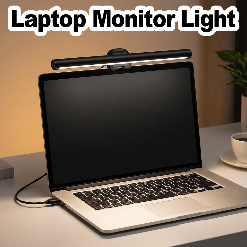 Monitor Light Bar - Laptop-Monitor-Lichtleiste, 10 Helligkeitsstufen, kein Bildschirmglanz, platzsparendes