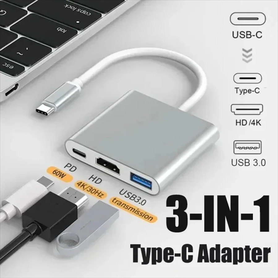 3-in-1 USB 3.0 Hub USB-C zu HD – Usb Hub 7 Port Bewertung und Preis