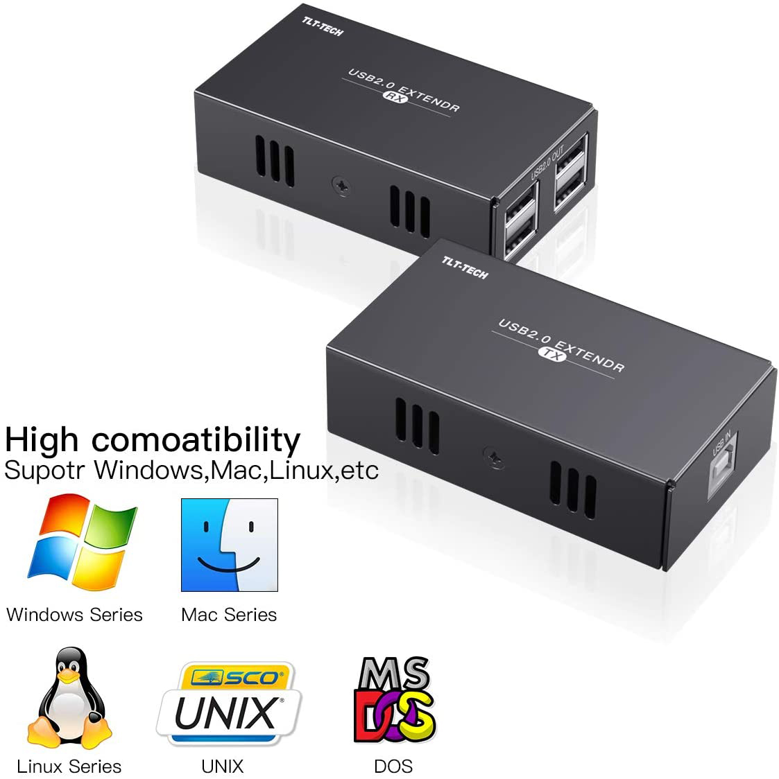 USB 2.0 Extender mit 4-Port-US – Usb Hub 7 Port Bewertung und Preis