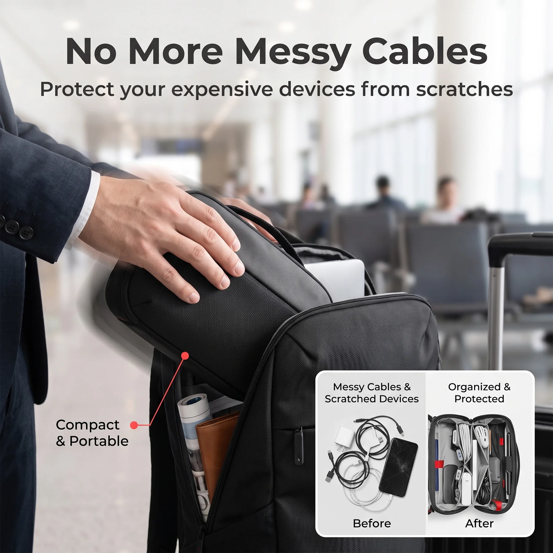 Reise-Technik-Organizer-Tasche – Tech Accessories Travel Bewertung und Preis