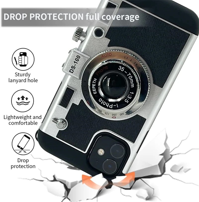Emily in Paris 3D-Retro-Kamera – Tech Accessories Iphone Bewertung und Preis