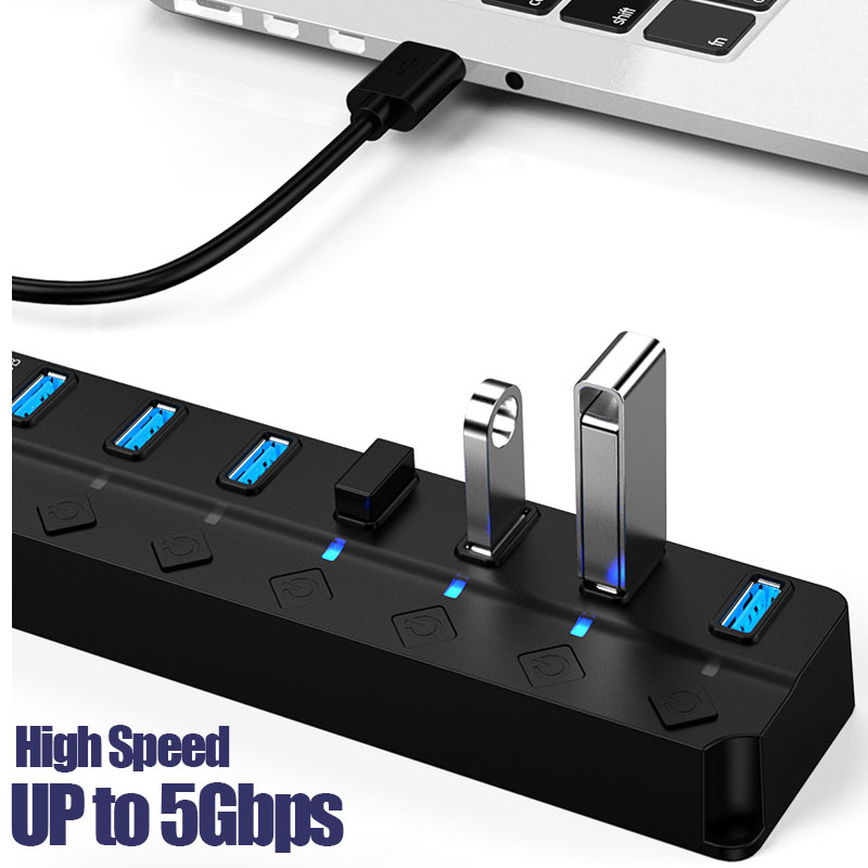 USB 3.0 Netzteil 4/7 Anschlüss – Usb Hub 7 Port Bewertung und Preis