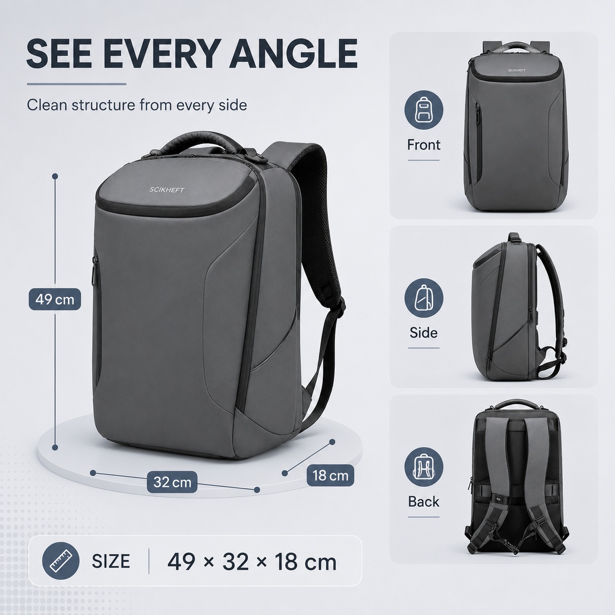 1 Stück Ergonomischer Pendler- – Tech Accessories Travel Bewertung und Preis