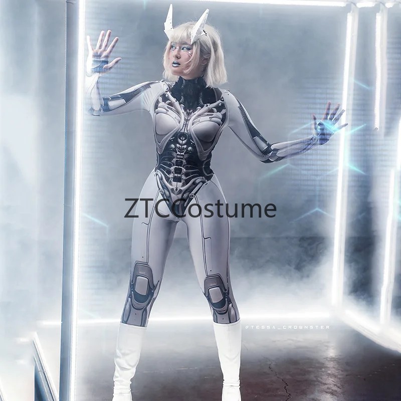 3D-Gedruckter Cosplay-Bodysuit – Tech Accessories Women Bewertung und Preis