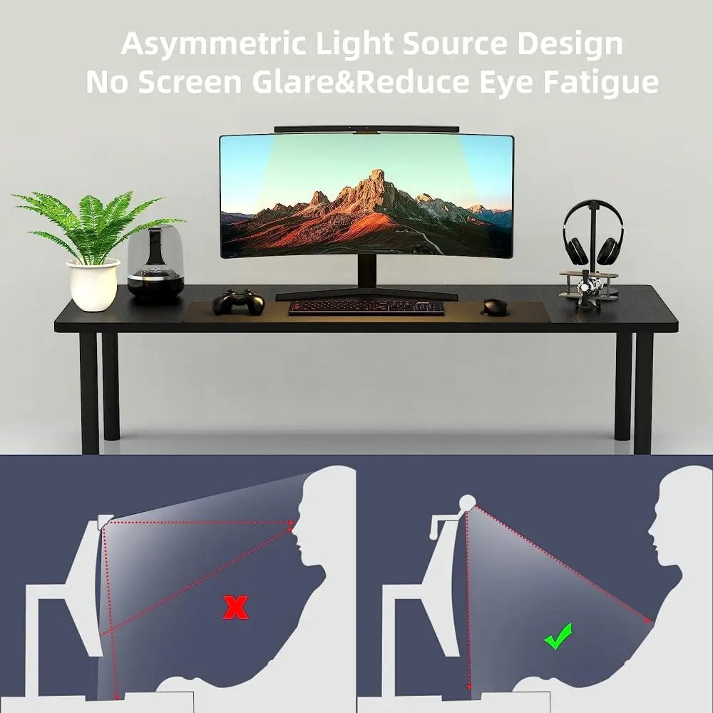 Gebogene Monitor-Lichtleiste,  – Monitor Light Bar Bewertung und Preis