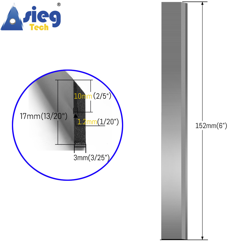152 x 17 x 3 mm Hobelmesser, e – Tech Accessories Kit Bewertung und Preis