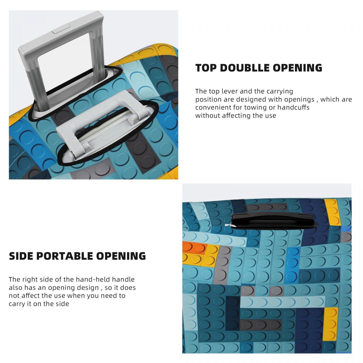 Blue Tech Pixel Building Block – Tech Accessories Travel Bewertung und Preis