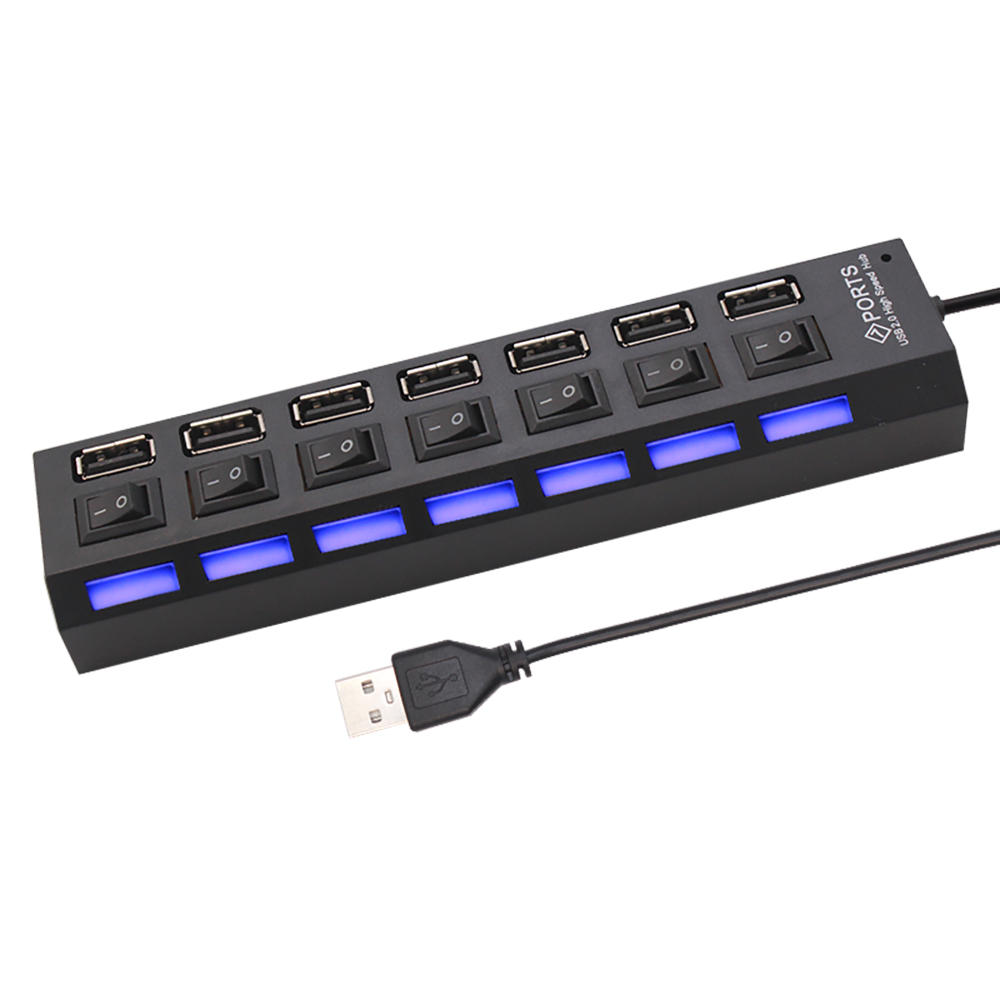 USB 2.0 Hub USB High-Speed-Spl – Usb Hub 7 Port Bewertung und Preis